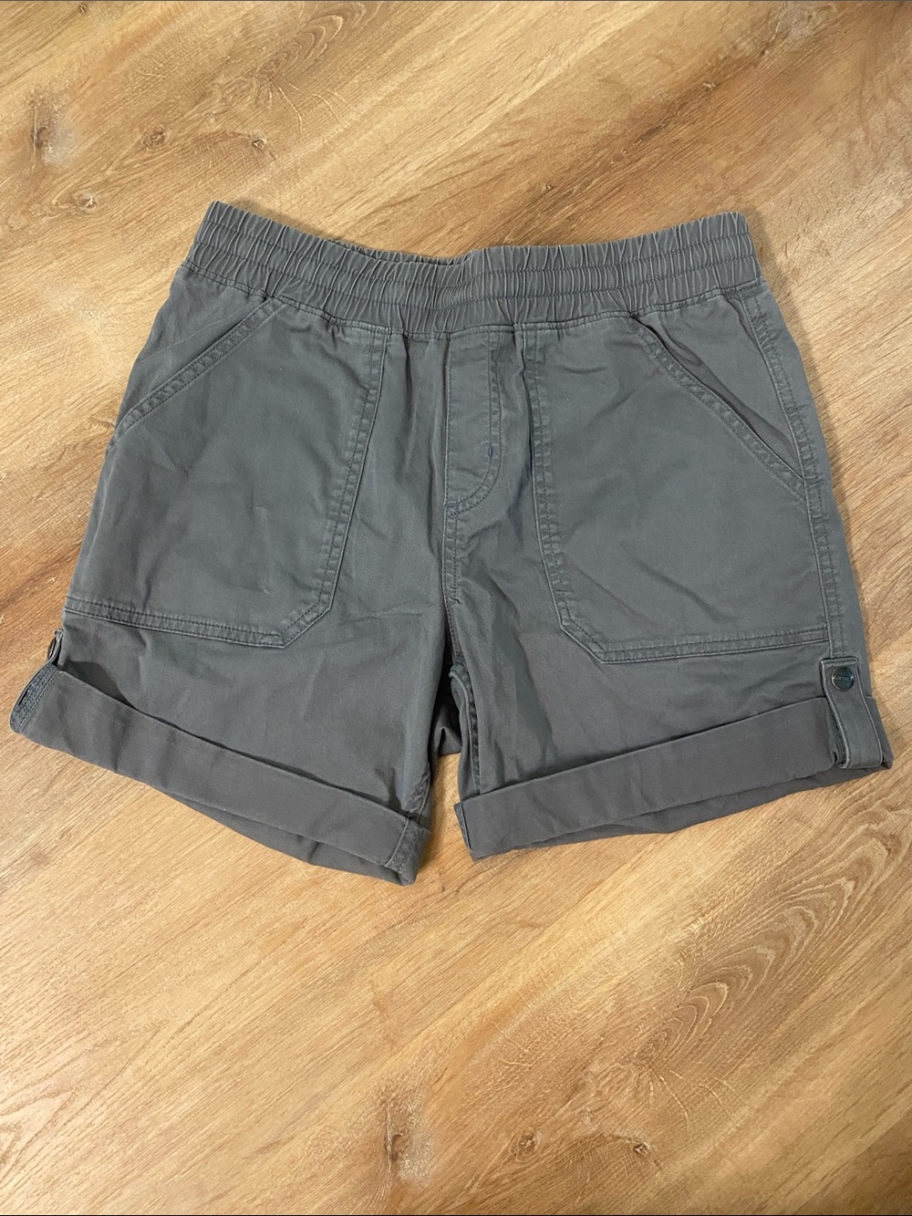 Carhartt Womens Relaxed-Fit Shorts w/ Elastic Waist - Size S (4-6)